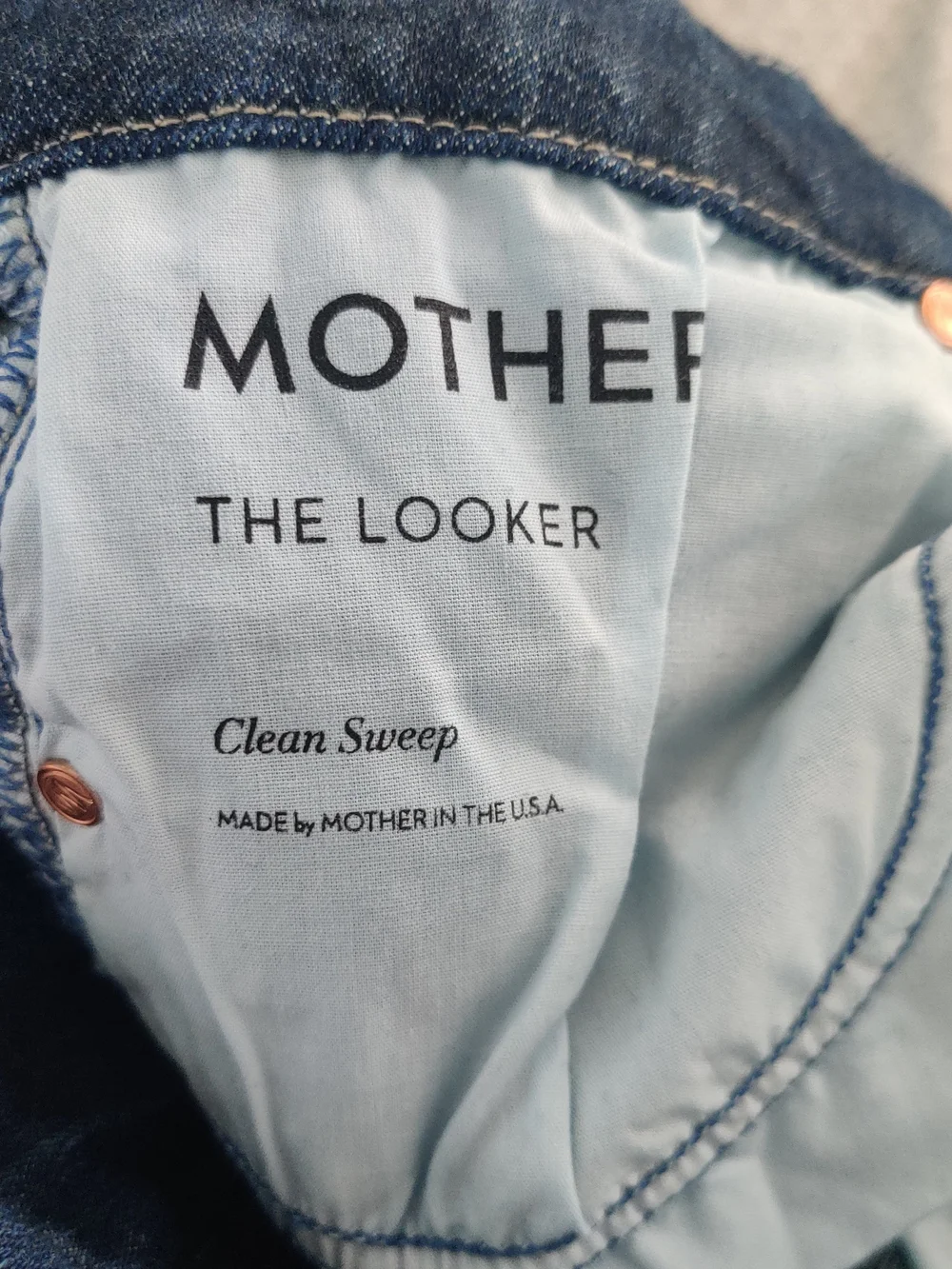 MOTHER Women's The Looker Clean Sweep Skinny Jeans Size 28 - Picture 6 of 8